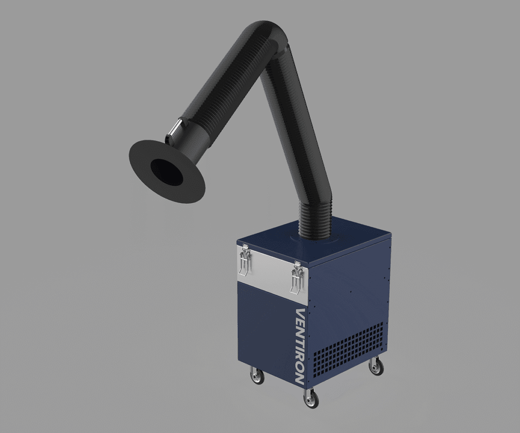 EKO-01 tek kollu duman emme ünitesi – endüstriyel kaynak dumanı emme cihazı