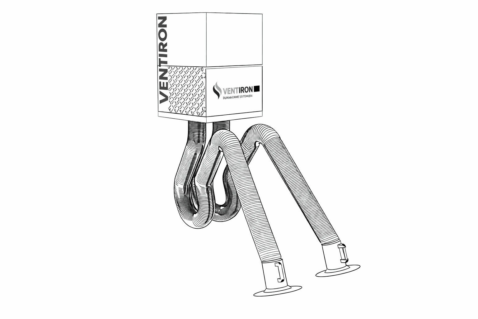 VT03 duvar tipi duman emme ünitesi