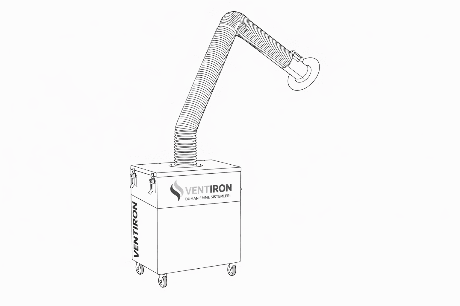 EKO-01 tek kollu duman emme ünitesi